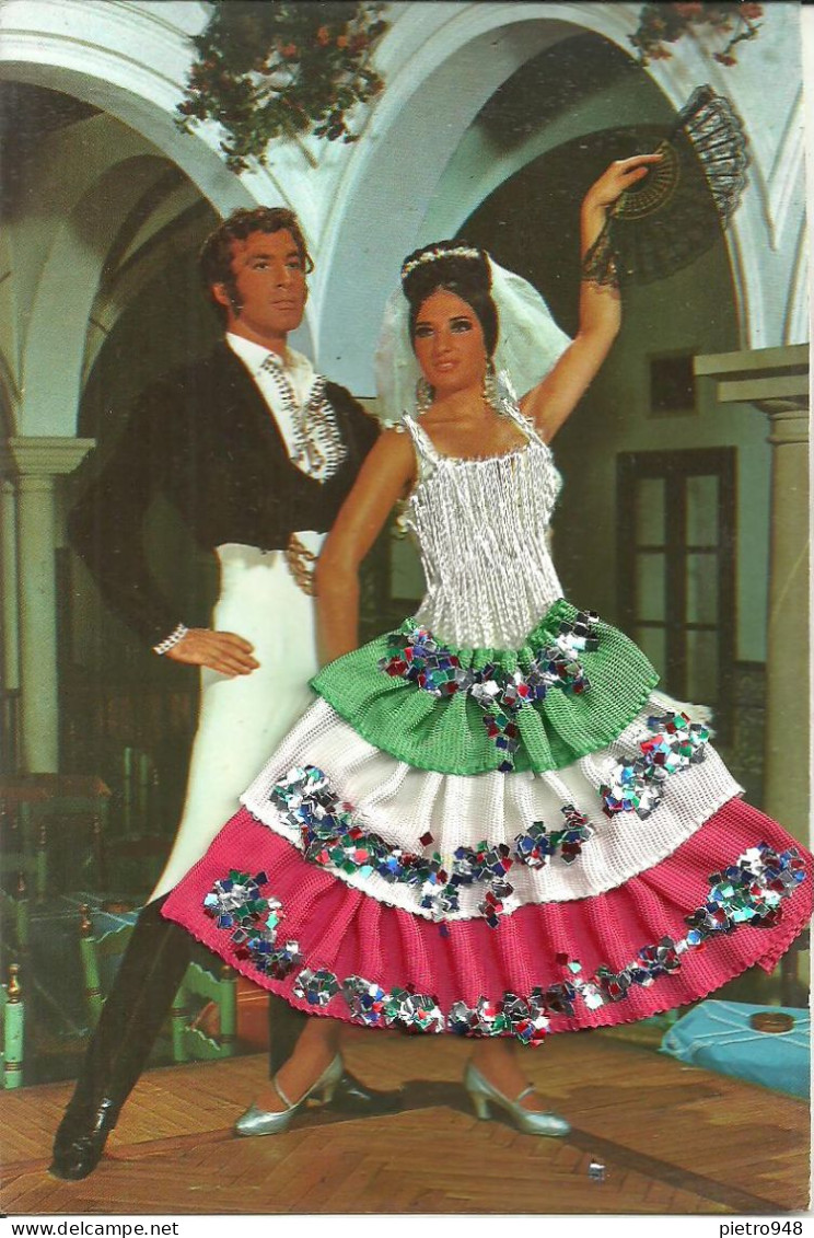 Espana (Spain) Folklore, Ballerini Di Flamenco, Vestiti Ballerina In Rilievo, Flamenco Dancers, Beaded Ballerina Clothes - Dans