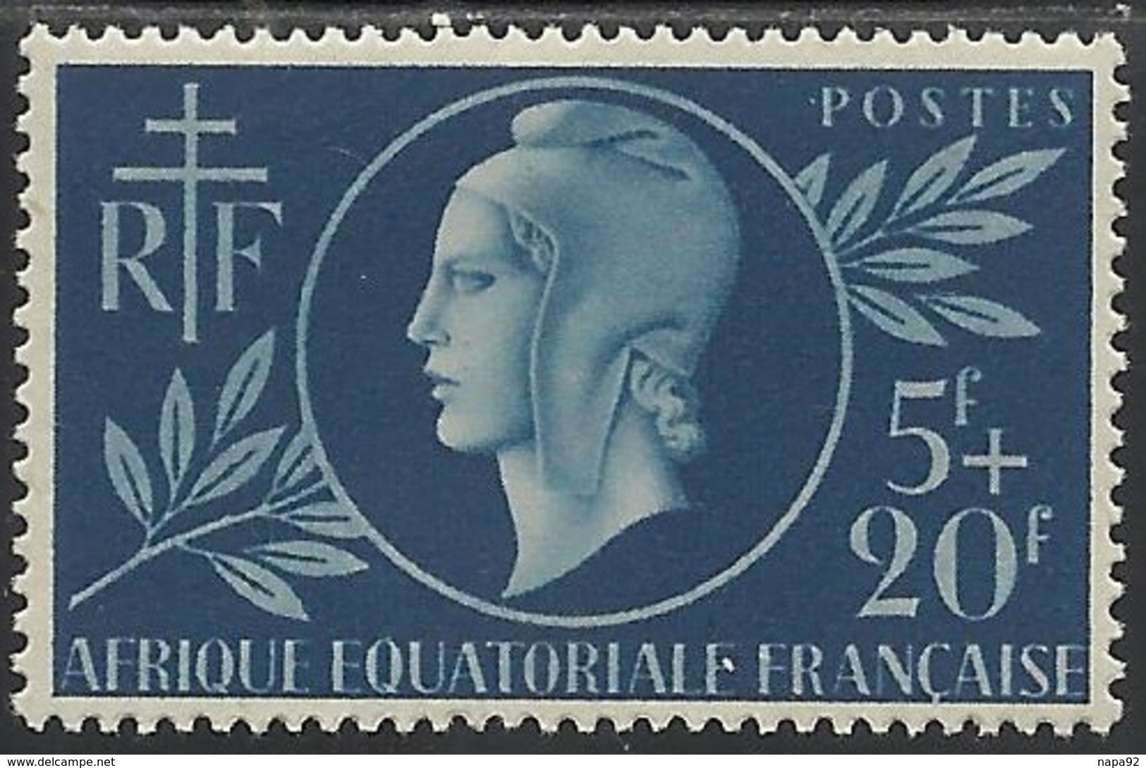 AFRIQUE EQUATORIALE FRANCAISE - AEF - A.E.F. - 1944 - YT 197** - Unused Stamps