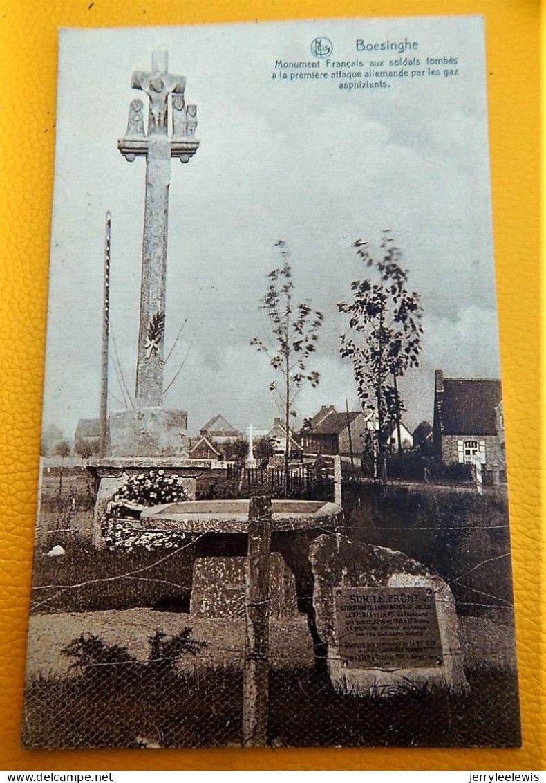 BOESINGE  - Monument Français Aux Soldats Tombés Par Les Gaz Asphixiants - Ieper