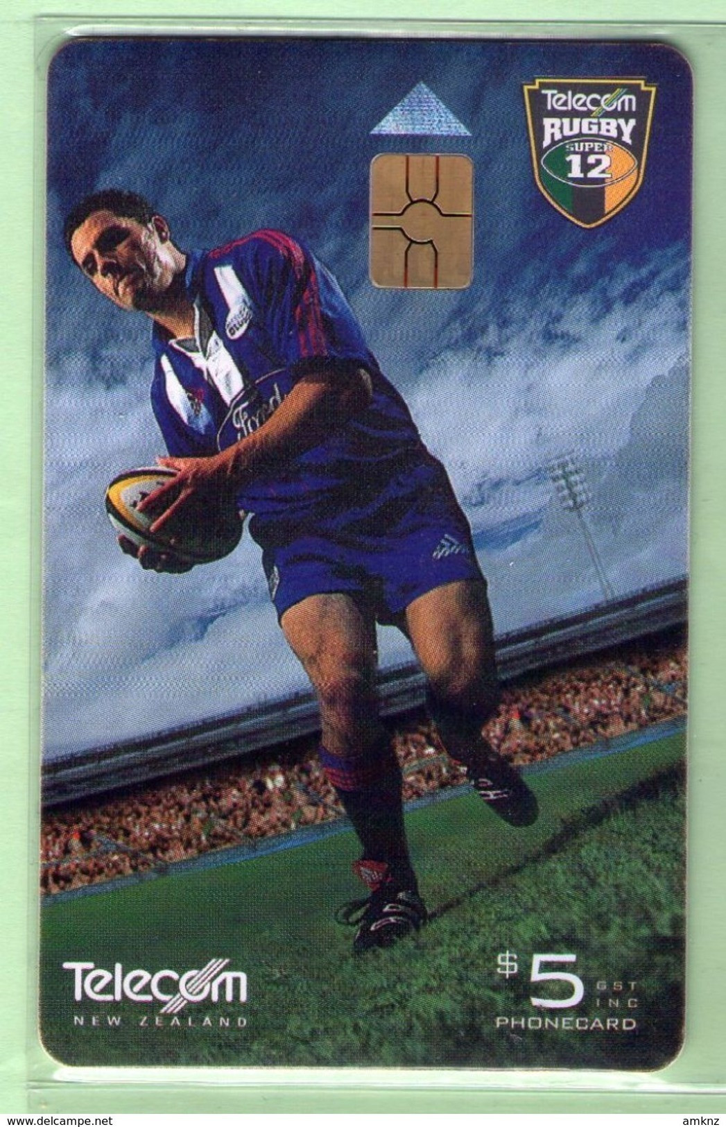 New Zealand - Chipcards - 2000 Super 12 Rugby - $5 Doug Howlett - VFU - Card 041 - Neuseeland