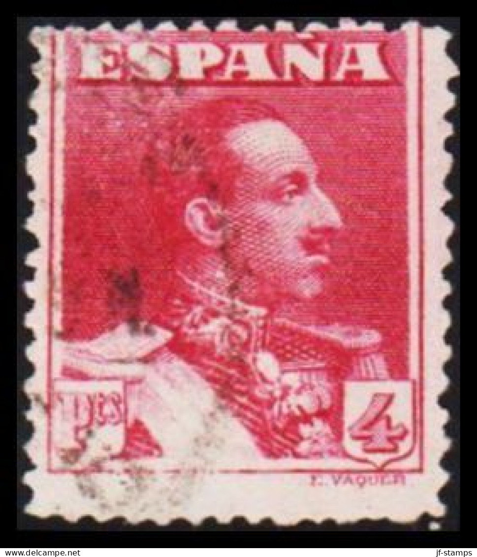 1924. ESPANA. Alfons XIII 4 Pts.  (Michel 295) - JF545072 - Lettres & Documents