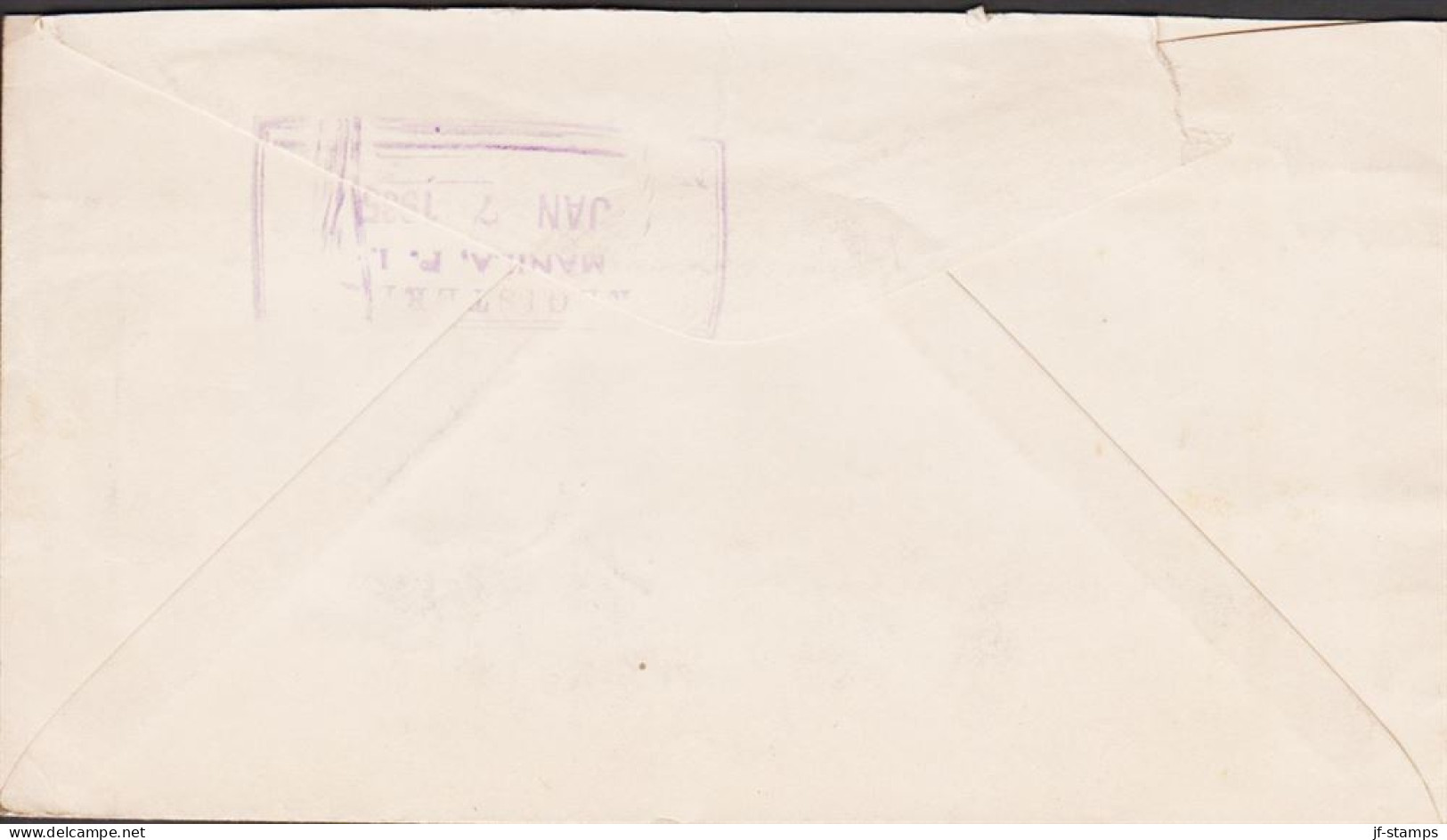 1935. PHILIPPINE ISLANDS. Interesting Registered Cover Locally In Manila With 16 C George De... (Michel 349+) - JF545078 - Filipinas