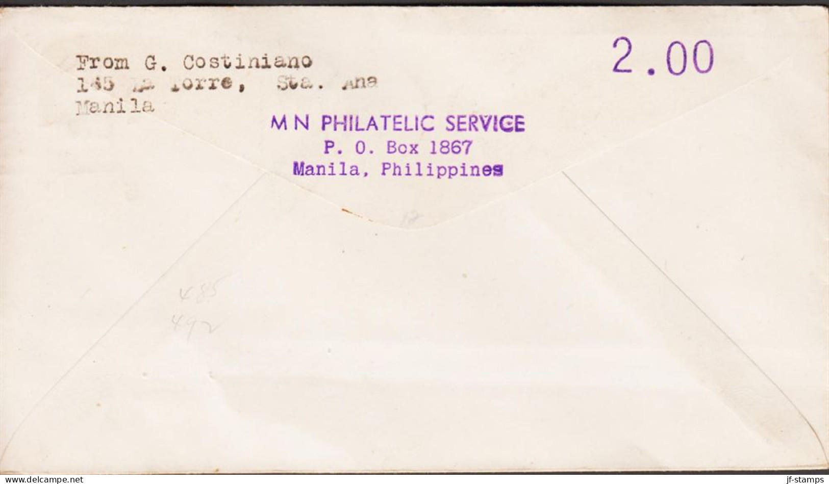 1945. PHILIPPINE ISLANDS. 2 C RIZAL And 20 C Juan De La Cruz In 4blocks On Nice FDC Canc... (Michel 444+ 451) - JF545080 - Philippines