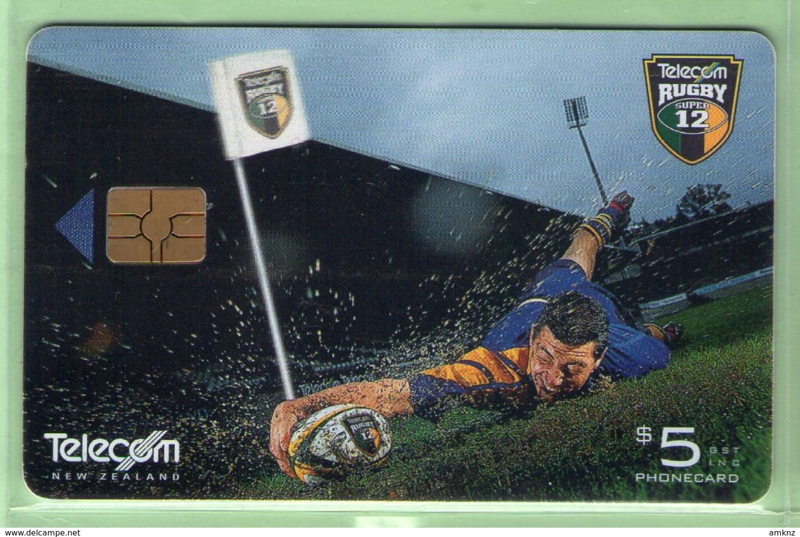 New Zealand - Chipcards - 2000 Super 12 Rugby - $5 B Kelleher - VFU - Card 039 - Nuova Zelanda