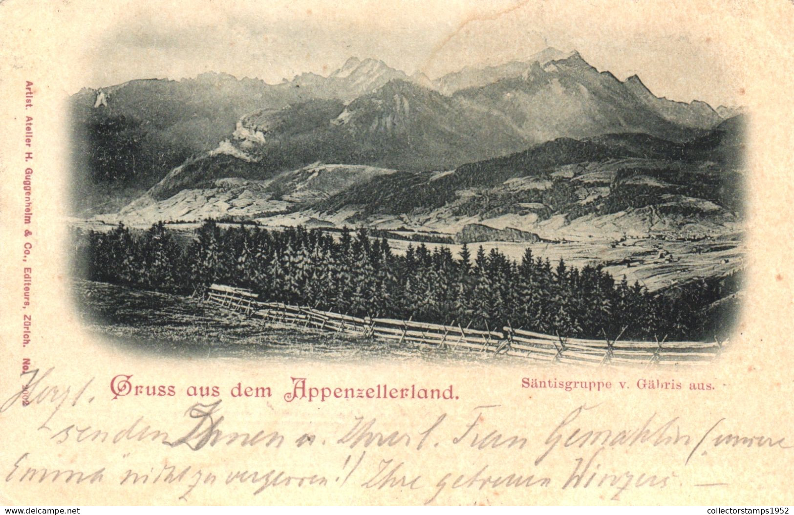 APPENZELLER, GOLDACH, ST. GALLEN, LANDSCAPE, MOUNTAIN, SWITZERLAND, POSTCARD - Goldach