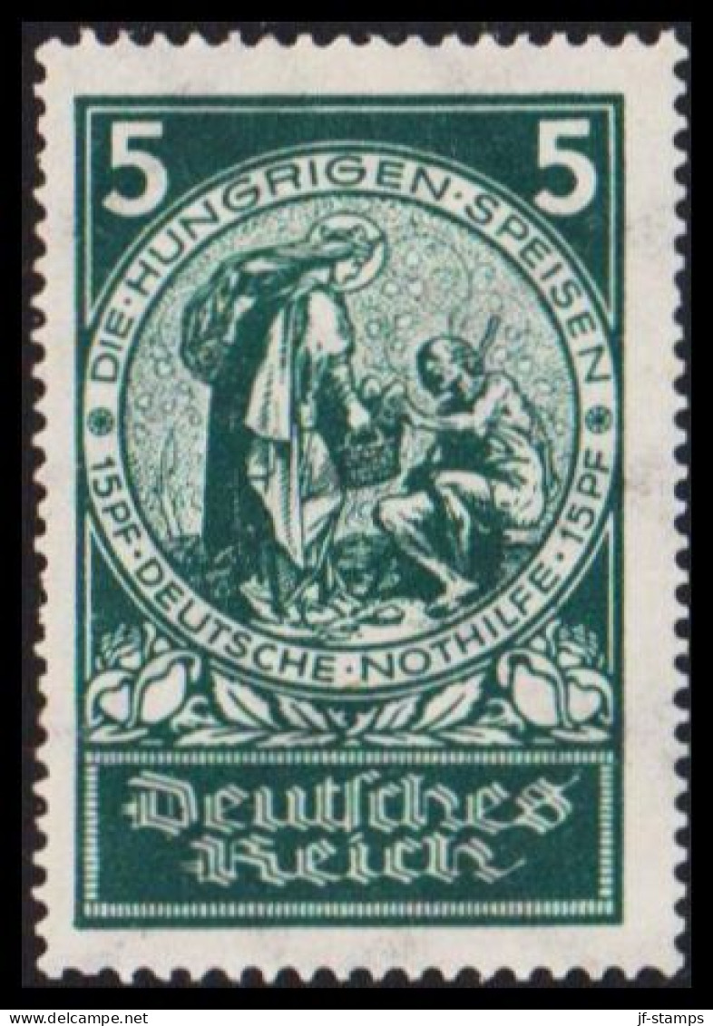 1924. DEUTSCHES REICH Deutsche Nothilfe: Rosenwunder. 5 (Pf) + 15 (Pf) Hinged.  (Michel 351) - JF545109 - Unused Stamps
