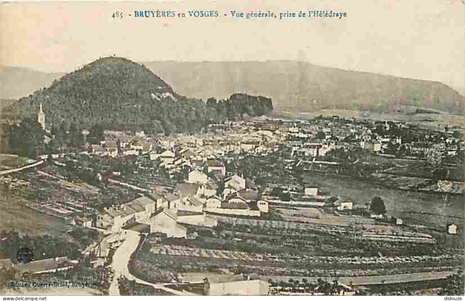 88 - Bruyères En Vosges - Vue Générale Prise De L'Helédraye - CPA - Voir Scans Recto-Verso - Bruyeres