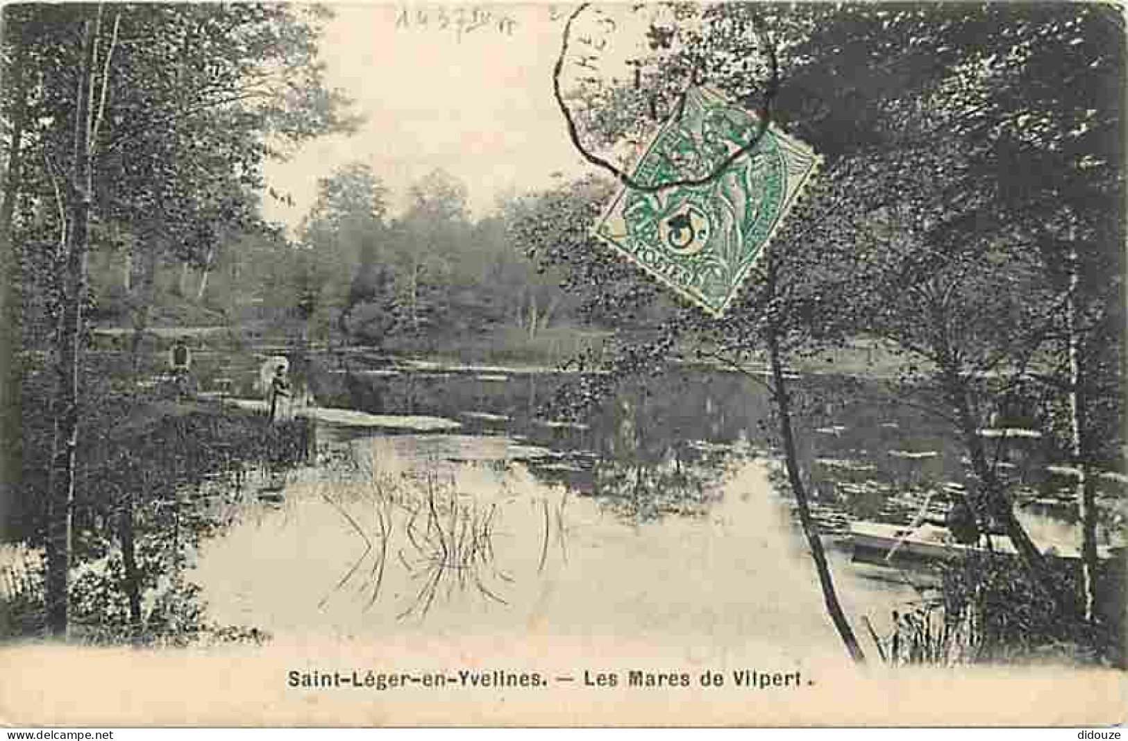 78 - Saint Léger En Yvelines - Les Mares De Vilpert - Animée - Oblitération Ronde De 1907 - CPA - Voir Scans Recto-Verso - St. Leger En Yvelines