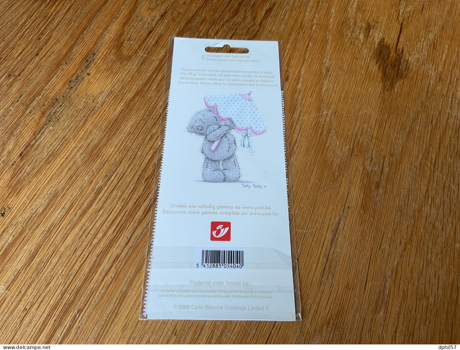 Belgique Bande De 5 Timbres Duostamps Tatty Teddy . VF 7,15€ - Nuevos