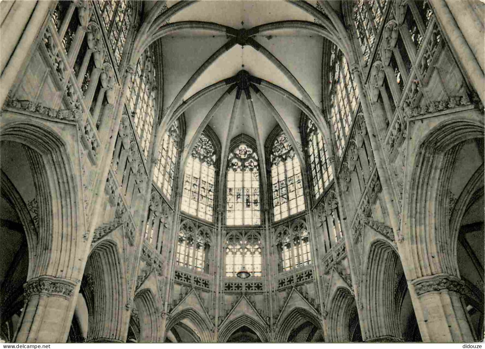 61 - Sées - Intérieur De La Cathédrale - Le Chœur Ouvragé Et Sa Verrière Radieuse - CPSM Grand Format - Carte Neuve - Vo - Sees