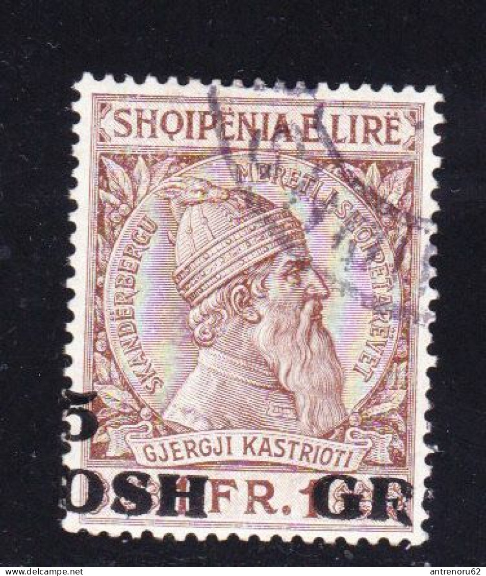 STAMPS-ALBANIA-1914-ERROR-OVERPRINT-USED-SEE-SCAN - Albania