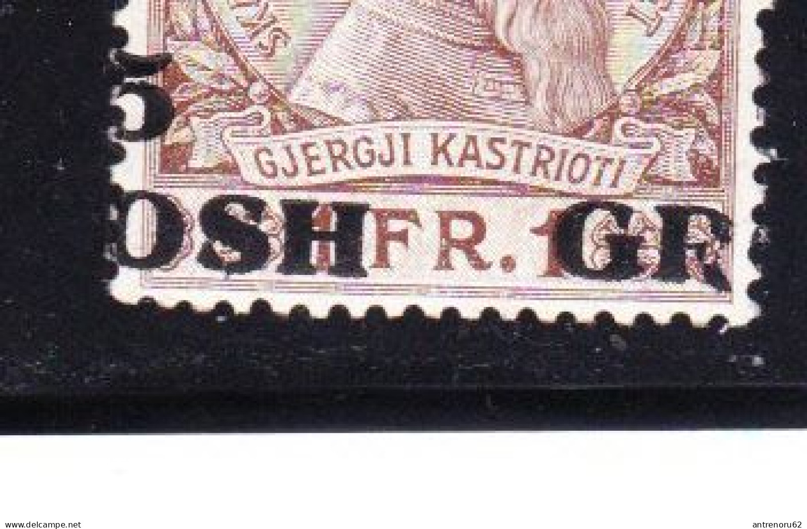 STAMPS-ALBANIA-1914-ERROR-OVERPRINT-USED-SEE-SCAN - Albanien