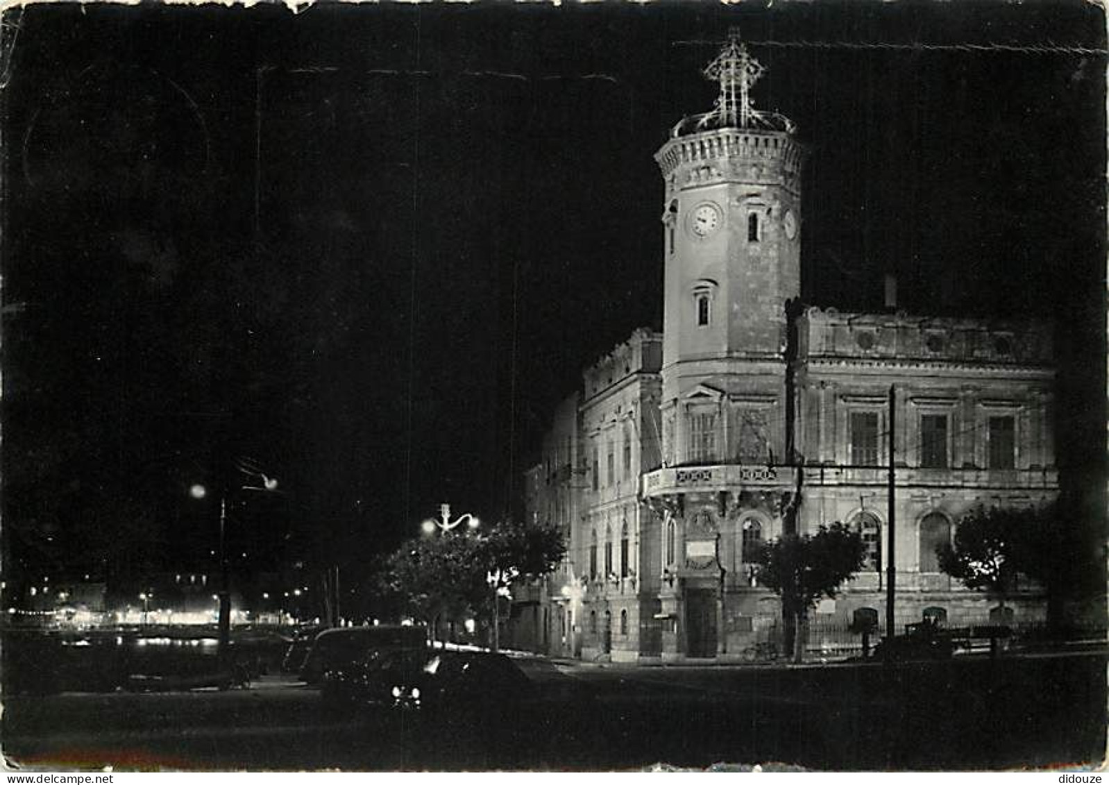 13 - La Ciotat - Vue De Nuit De L'Hôtel De Ville Et Des Quais - Mention Photographie Véritable - CPSM Grand Format - Voi - La Ciotat