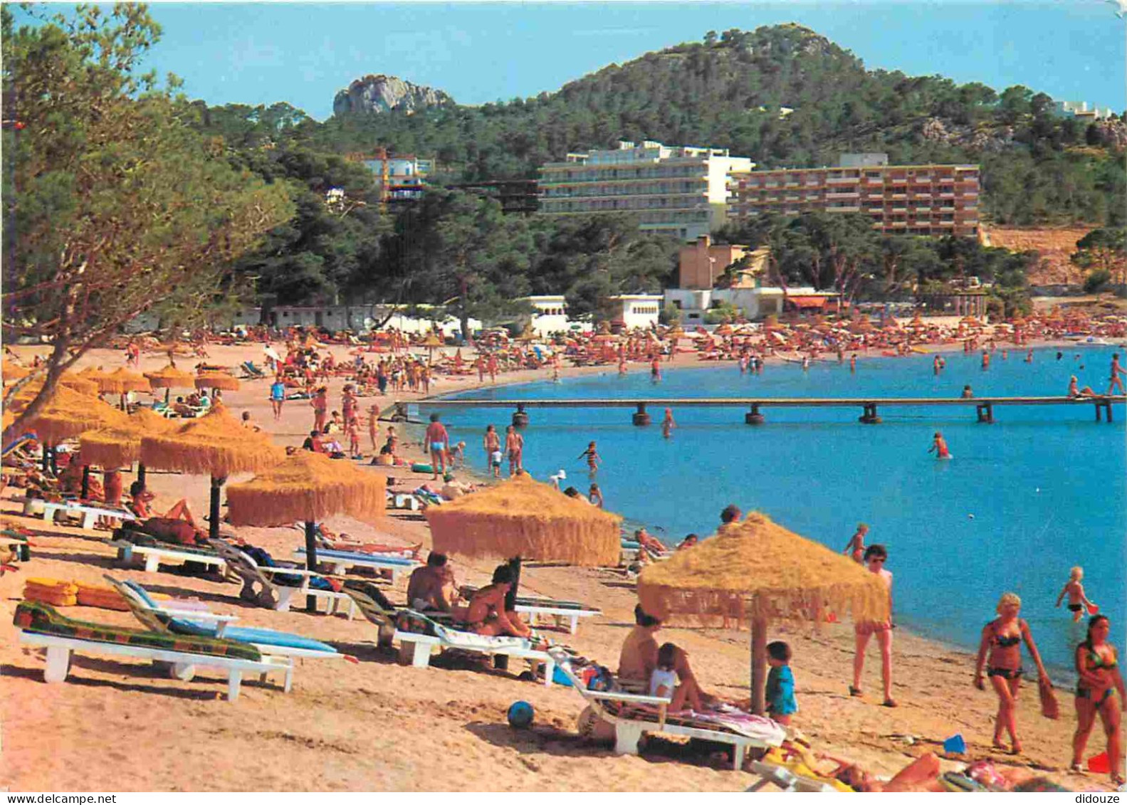 Espagne - Espana - Islas Baleares - Mallorca - Santa Ponsa - Playa - Plage - Femme En Maillot De Bain - Immeubles - Arch - Mallorca