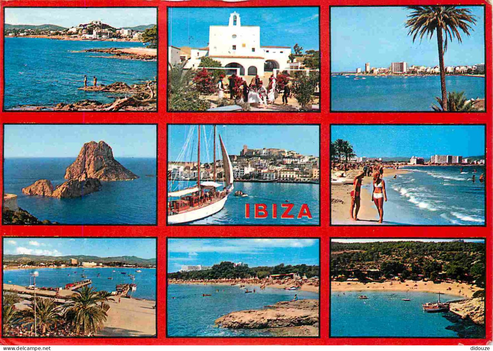 Espagne - Espana - Islas Baleares - Ibiza - Multivues - Femme En Maillot De Bain - CPM - Voir Scans Recto-Verso - Ibiza