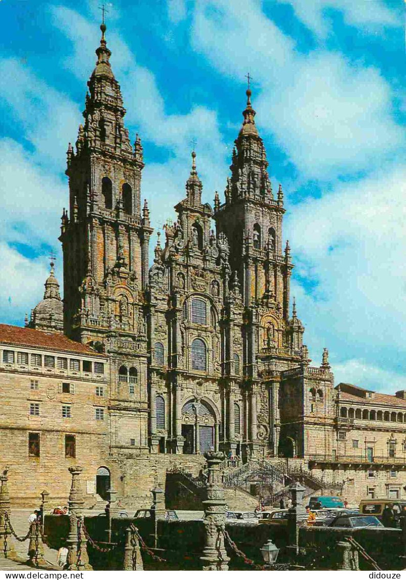 Espagne - Espana - Galicia - Santiago De Compostela - Catedral - Fachada Del Obradoiro  - Cathédrale - CPM - Voir Scans  - Santiago De Compostela