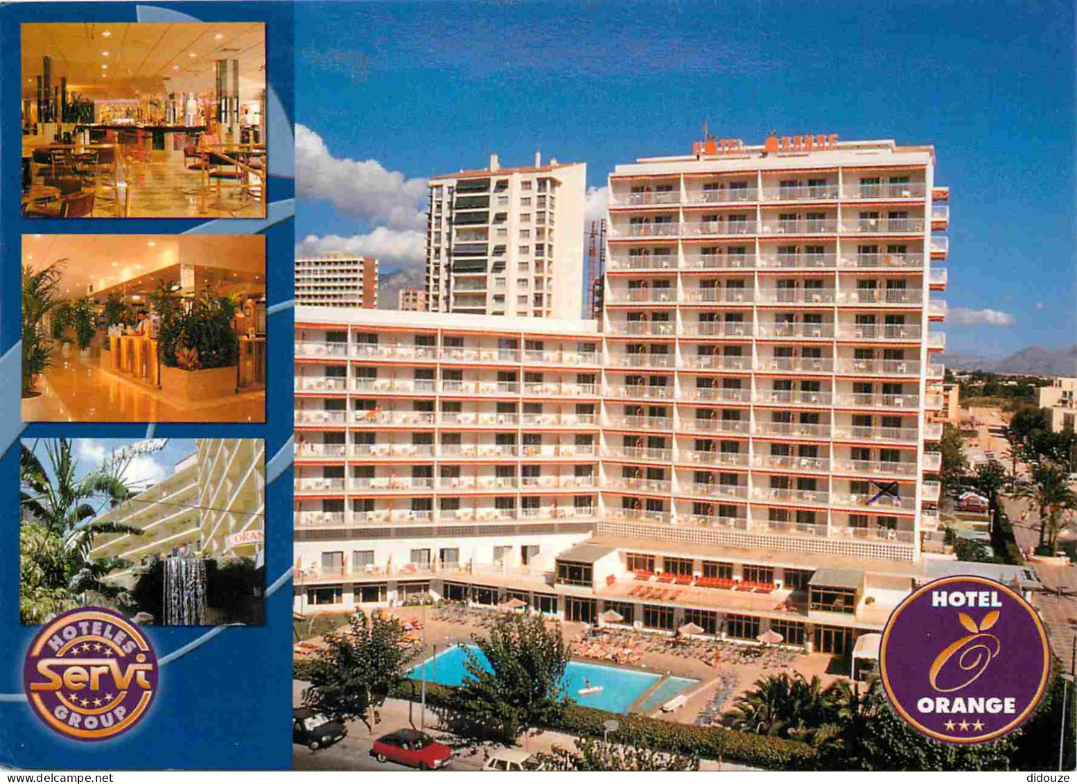 Espagne - Espana - Comunidad Valenciana - Benidorm - Hotel Orange - Multivues - Immeubles - Architecture - Piscine - CPM - Alicante