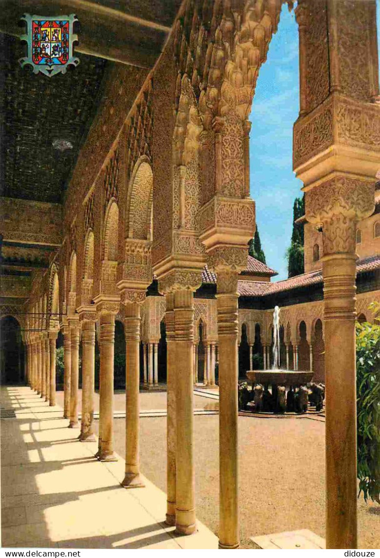 Espagne - Espana - Andalucia - Granada - Alhambra - Patio De Los Leones - Cour Des Lions - Espana - CPM - Voir Scans Rec - Granada