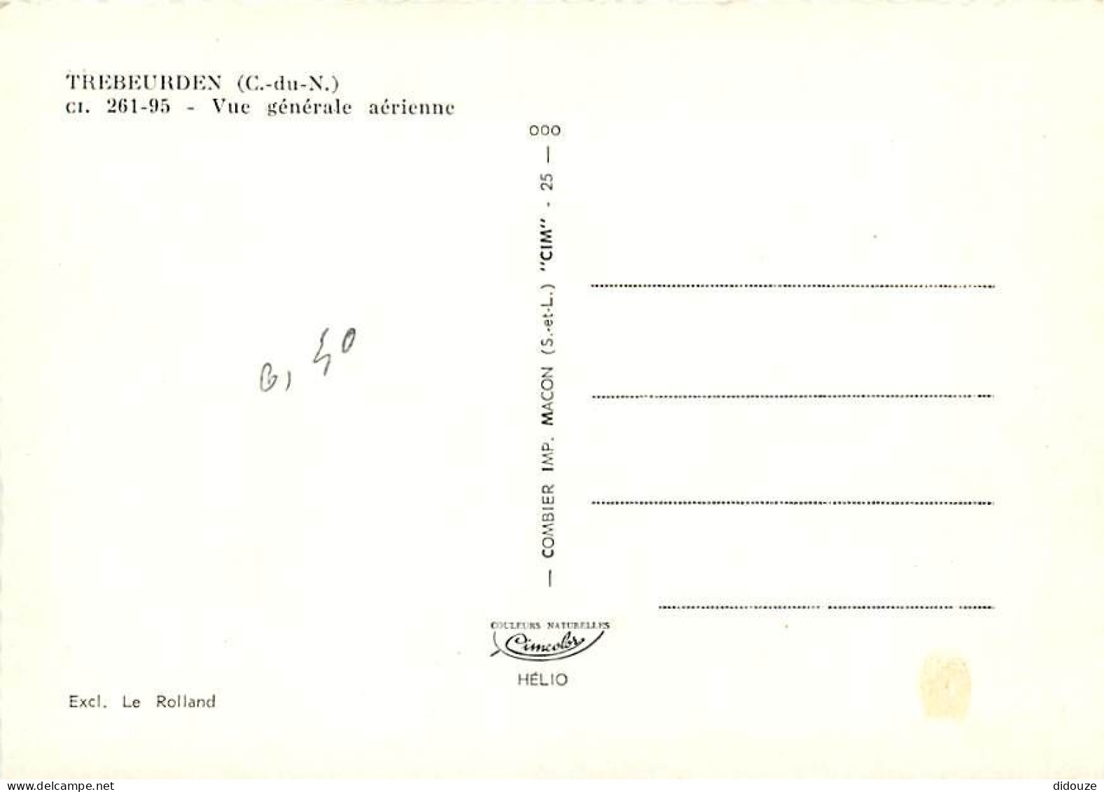 22 - Trébeurden - Vue Générale Aérienne - CPM - Voir Scans Recto-Verso - Trébeurden