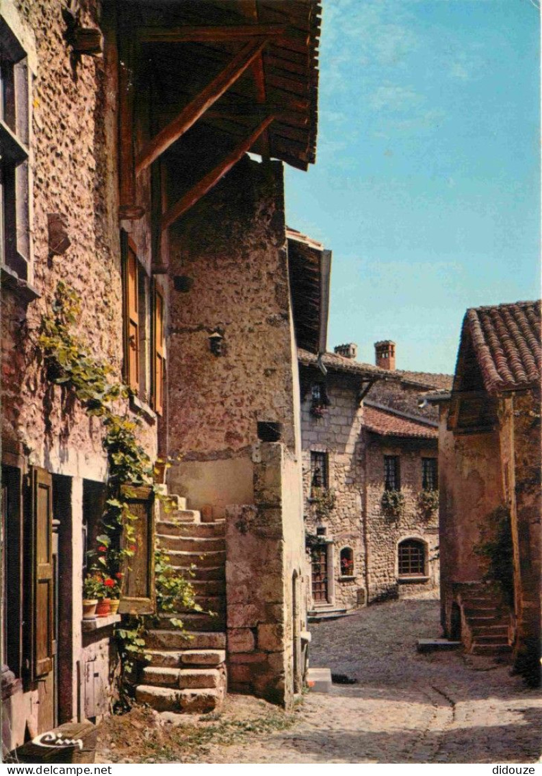 01 - Pérouges - Rue Des Rondes - Maison Gerlier - Cité Médiévale - Vieilles Pierres - CPM - Voir Scans Recto-Verso - Pérouges