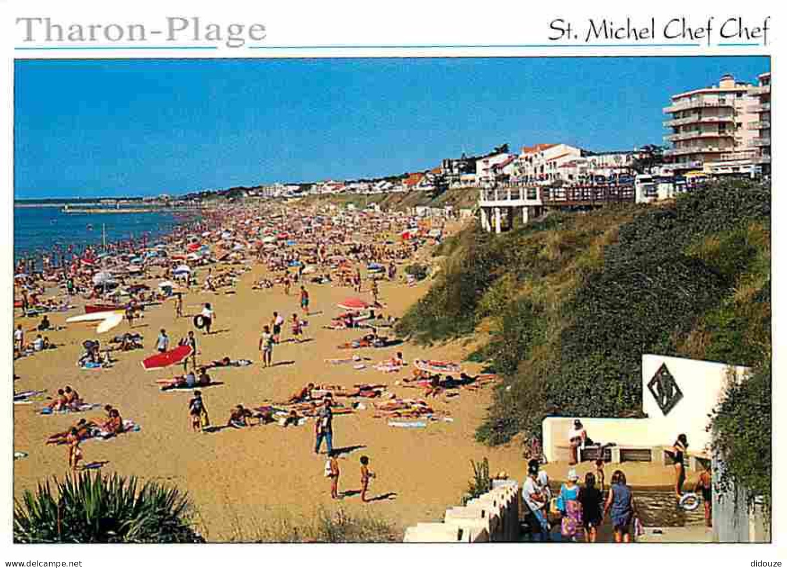 44 - Tharon Plage Saint Michel Chef Chef - La Plage - Carte Neuve - CPM - Voir Scans Recto-Verso - Saint-Michel-Chef-Chef