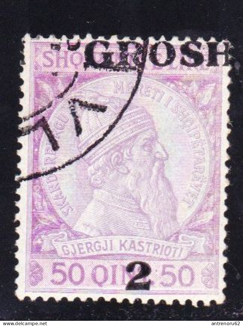 STAMPS-ALBANIA-1914-ERROR-OVERPRINT-USED-SEE-SCAN - Albanie