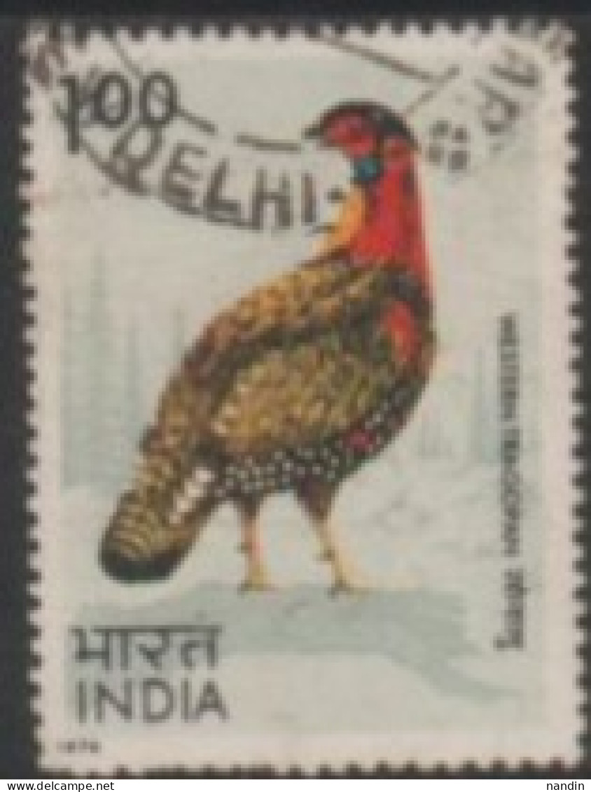 1975 INDIA USED STAMP ON BIRD/ Tragopan Melanocephalus-Western Tragopan - Gallinaceans & Pheasants