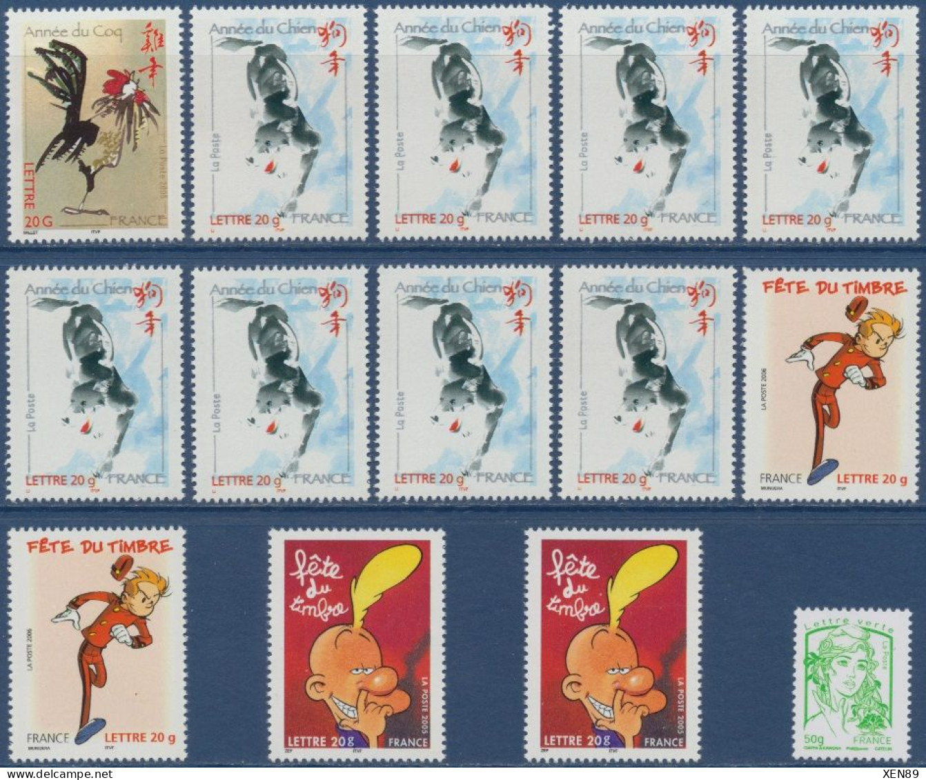 TIMBRES EUROS NEUFS ** - SANS VALEUR FACIALE -- Explications Ci-dessous - Remise 20 + 5 % -- - Colecciones Completas