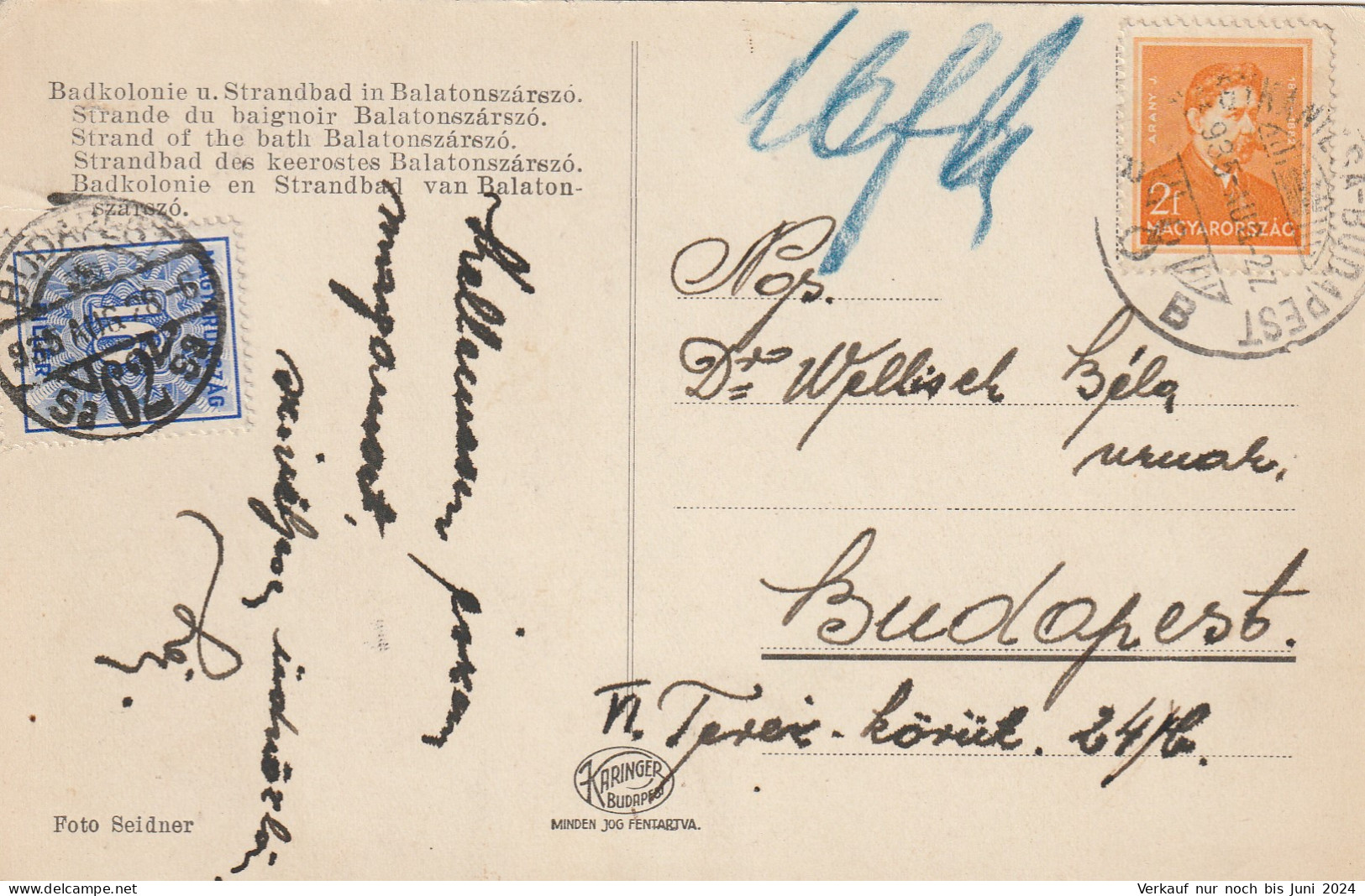 13 Briefe / Karten aus Ungarn mit Bahnpoststempeln (BP001)