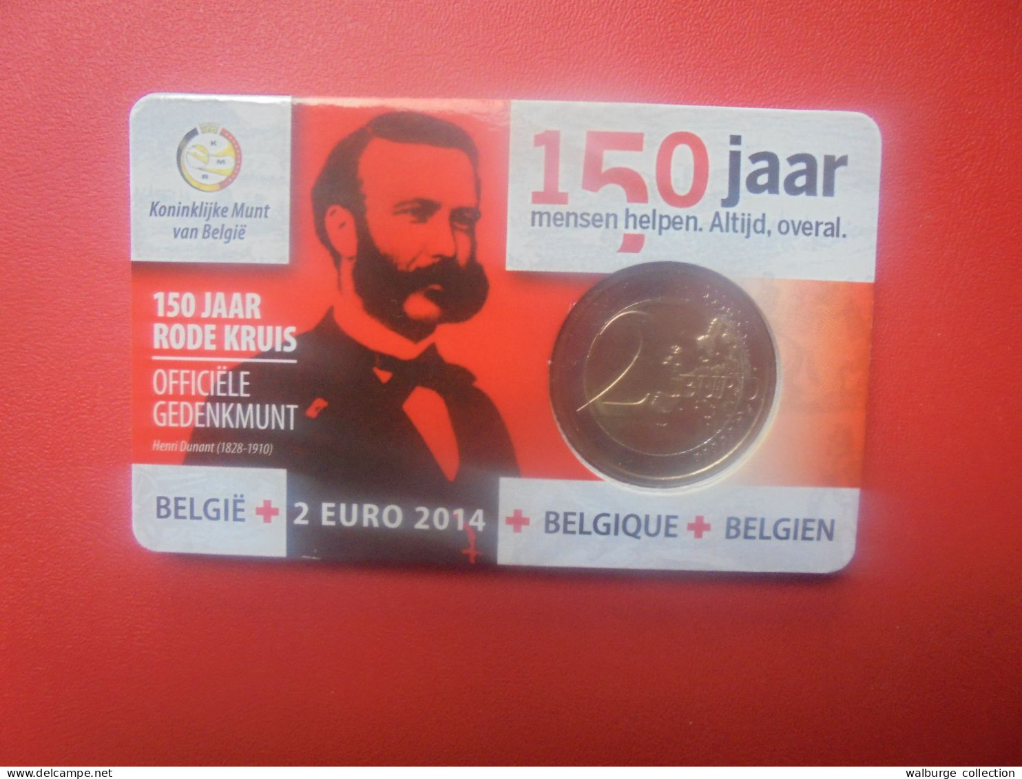 +++PRIX CADEAU+++BELGIQUE 2 EURO 2014 "CROIX-ROUGE" Version Francophone ( PRESENTATION UNIQUE D'UNE SEULE SEMAINE !) - België