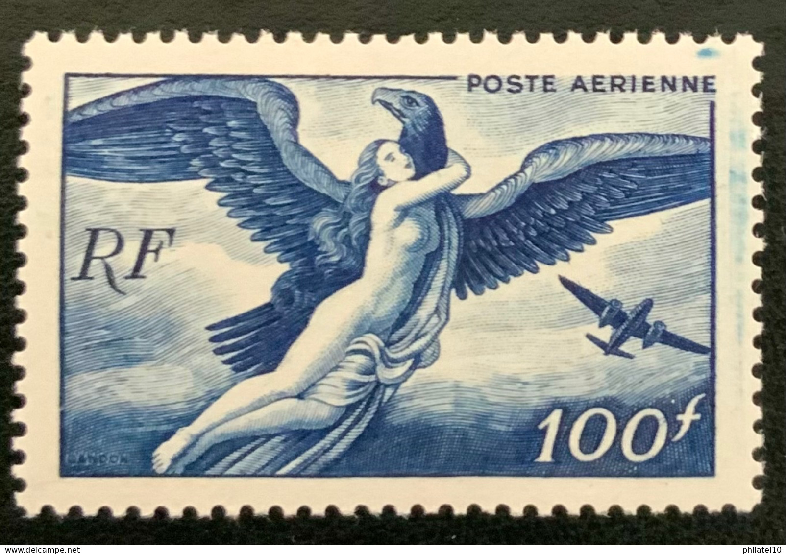 1947 FRANCE N 18 POSTE AERIENNE 100F SÉRIE MYTHOLOGIQUE - NEUF** - 1927-1959 Ungebraucht