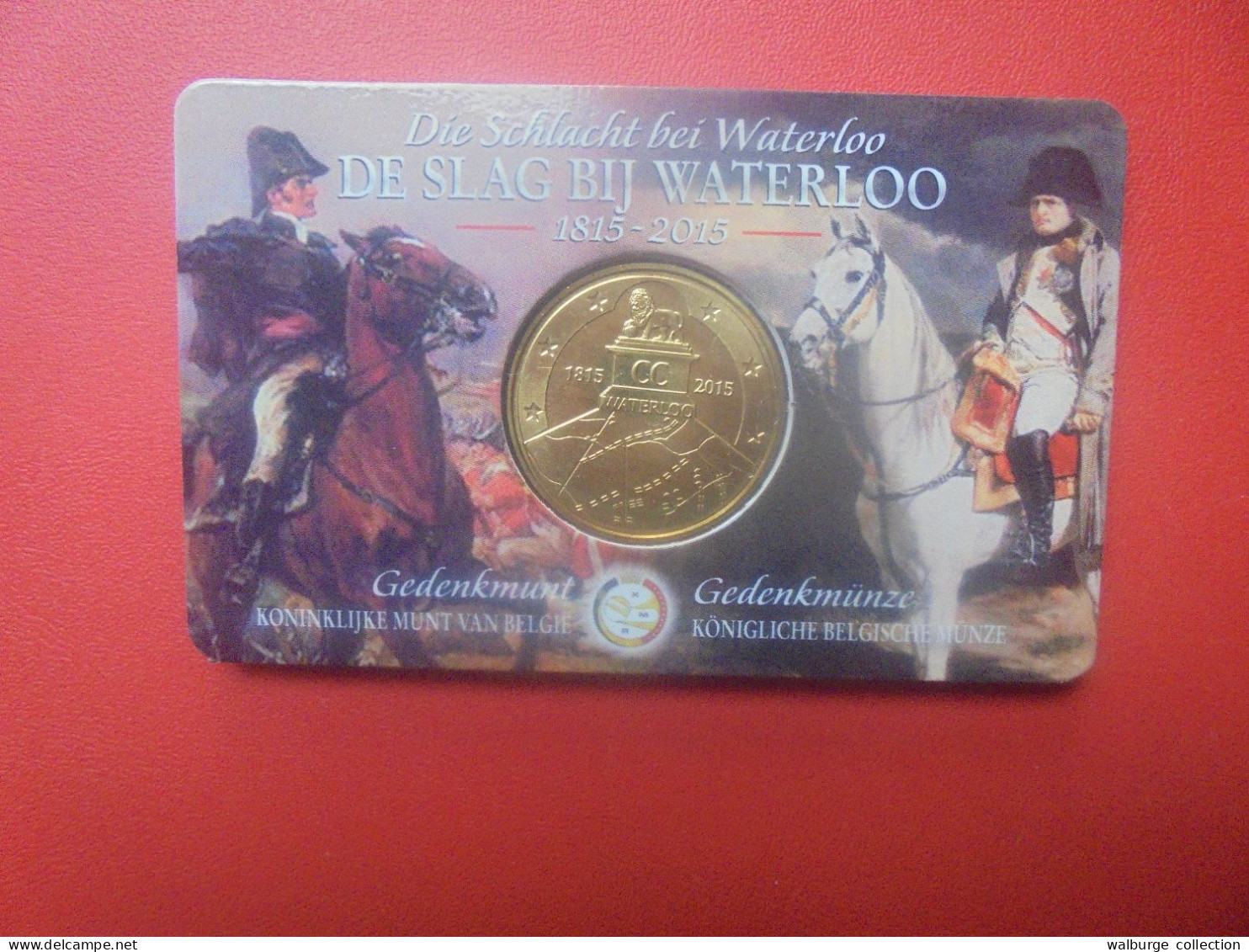 +++PRIX CADEAU+++BELGIQUE 2,5 EURO 2015 " WATERLOO"( PRESENTATION UNIQUE D'UNE SEULE SEMAINE !) - België