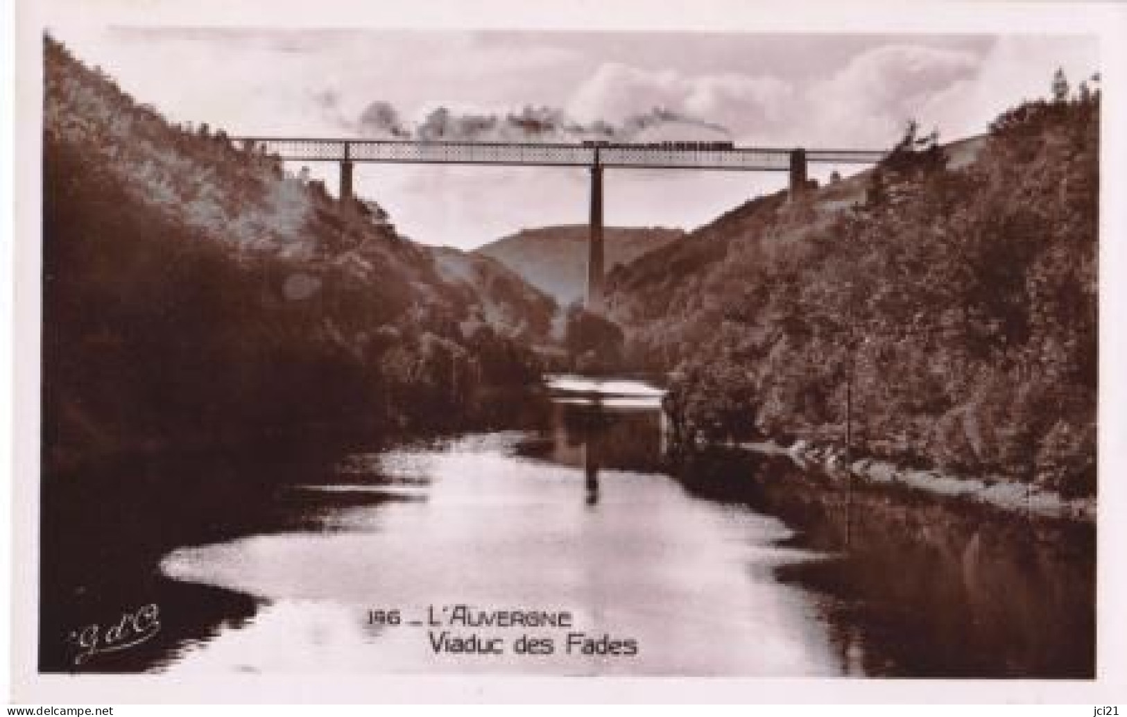 FRANCE - 63 PUY DE DÔME - VIADUC DES FADES - TRAIN À VAPEUR (132)_CP499 - Saint Gervais D'Auvergne