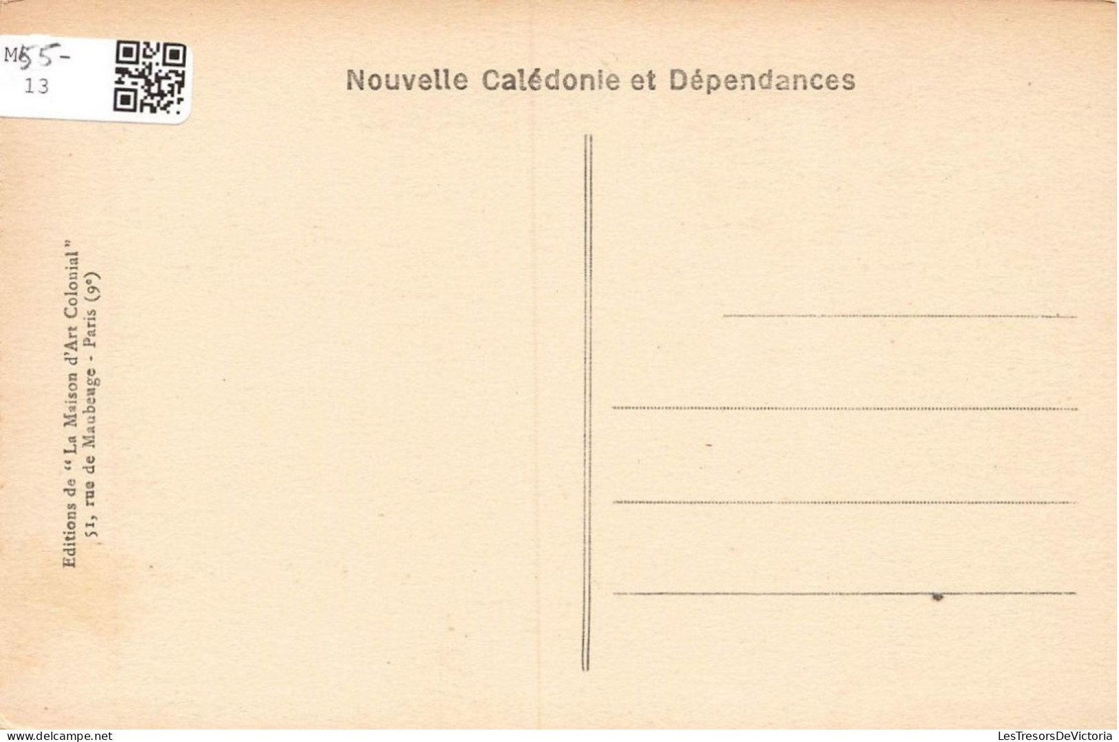 NOUVELLE CALEDONIE - Iles Loyalty - Pilou Canaque - Animé - Cliché D'Art Colonial - Carte Postale Ancienne - New Caledonia