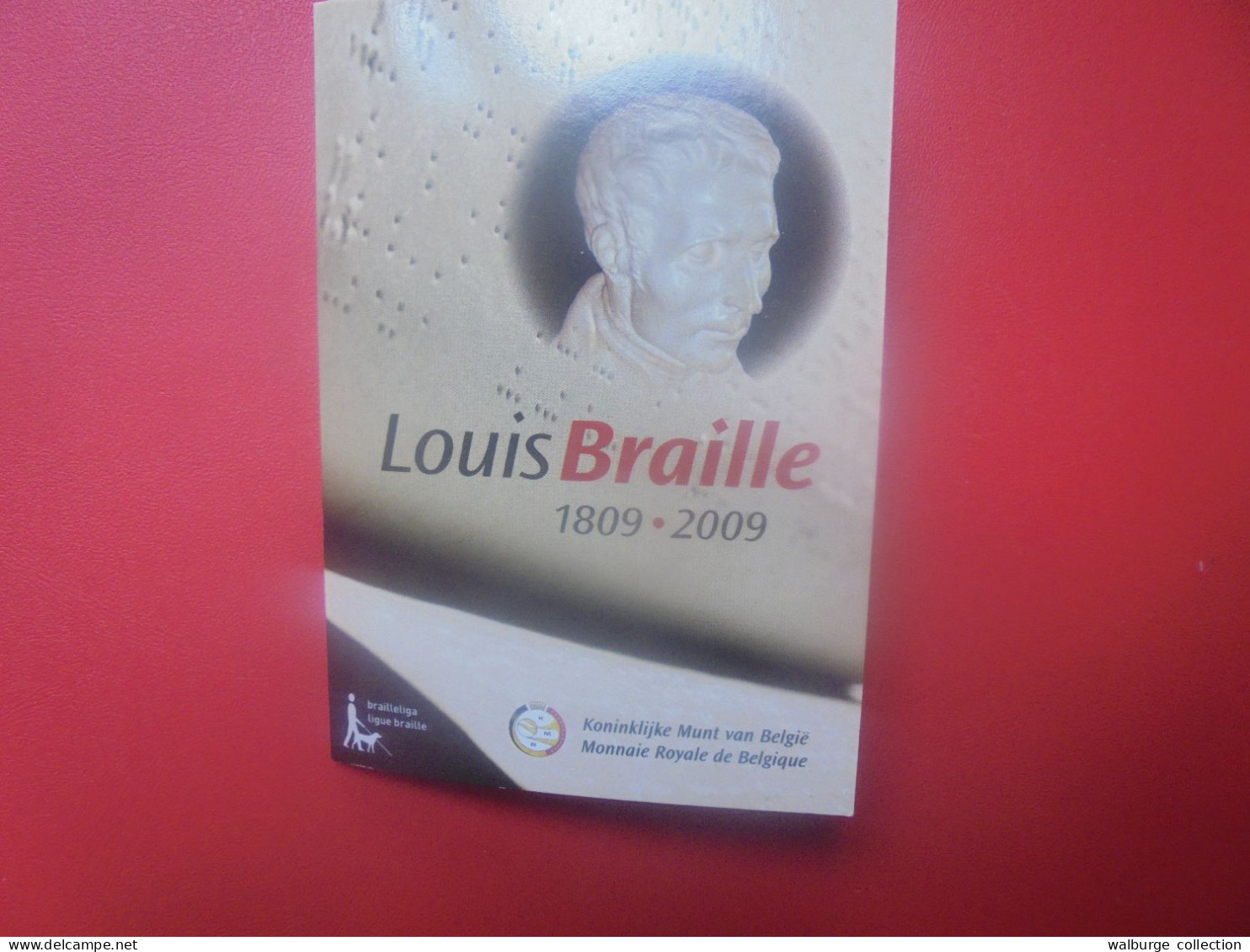 +++PRIX CADEAU+++BELGIQUE 2 EURO 2009 "BRAILLE" En LIVRET FDC ( PRESENTATION UNIQUE D'UNE SEULE SEMAINE !) - België