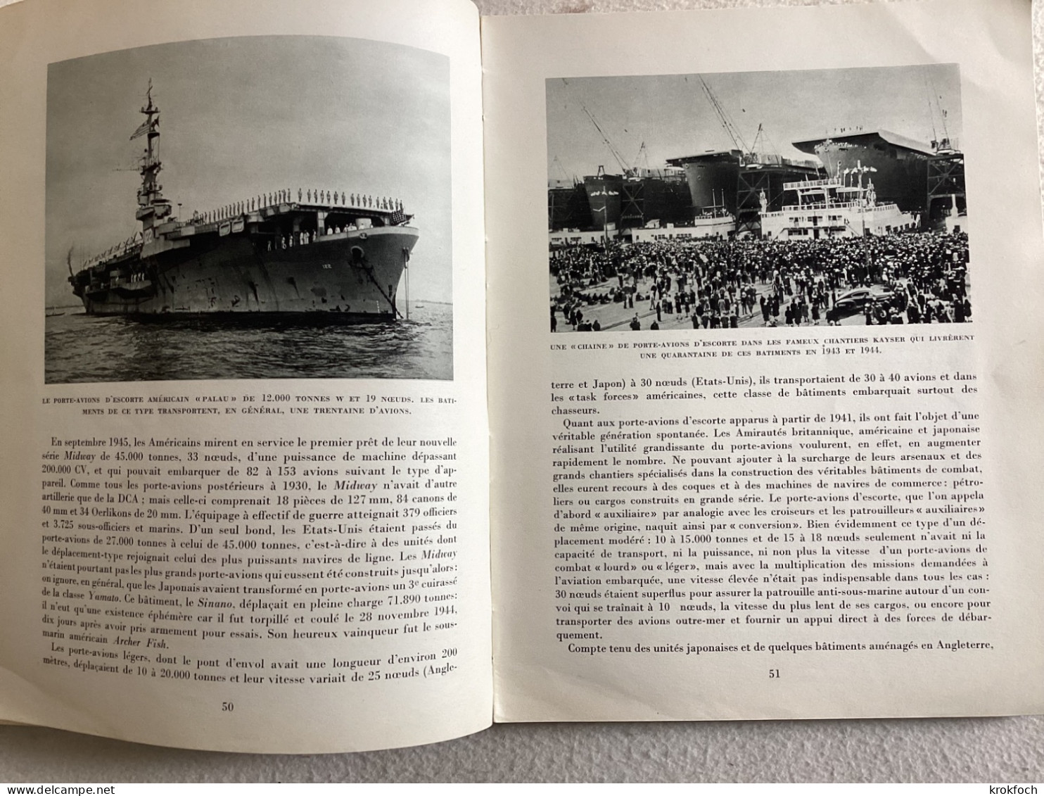 Porte-avions Sous-marins Escorteurs - H. Le Masson 1951 - 170 P Nb Illustrations - Marine Navy - Barcos