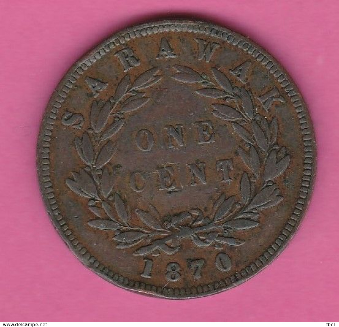 Sarawak - One Cent - 1870 - Charles J. Brooke Rajah - Kolonien