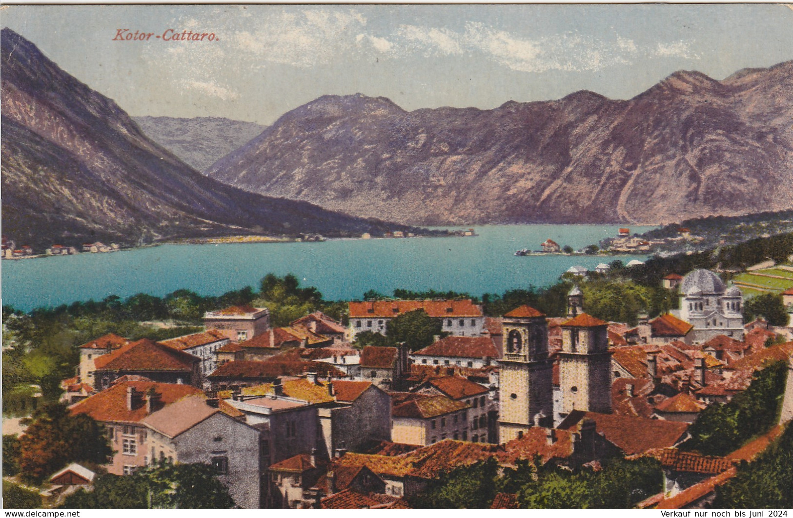 Bosnien AK Kotor Mit Bahnpost / Tpo /railway /amb "Uskoplje  - Zelenika 737" - Storia Postale