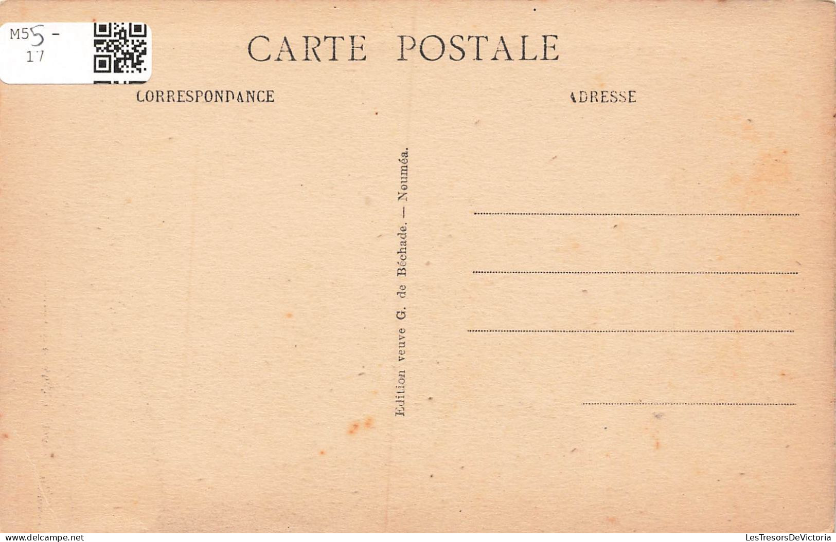 NOUVELLE CALEDONIE - Route De Hienghène à Oubatche - Animé - Carte Postale Ancienne - Nouvelle-Calédonie