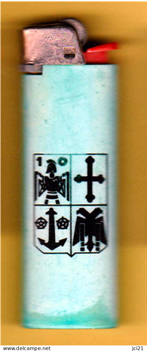 Briquet BIC Avec Insigne Du 10° R.G. (Régiment Du Génie) - SPIRE - FFA (Forces Françaises En Allemagne) _D331 - Hueste