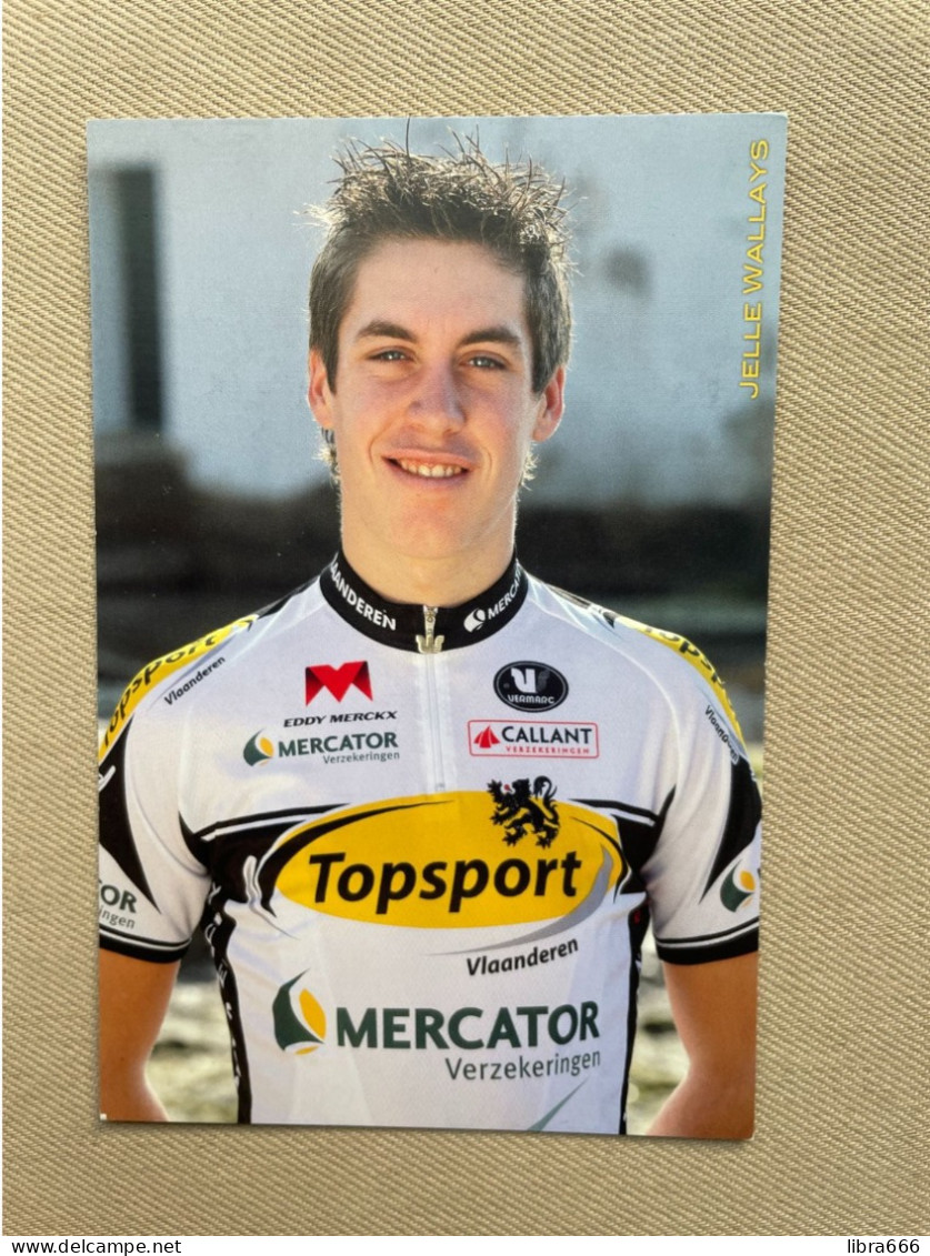 Fotokaart - WALLAYS Jelle / TOPSPORT - MERCATOR - 2012 - Cycling