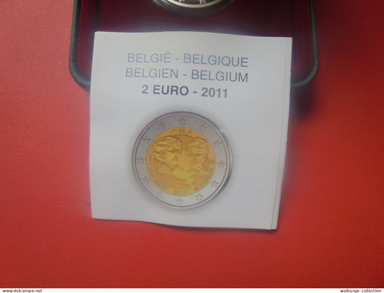 +++PRIX CADEAU+++BELGIQUE 2 EURO 2011 En COFFRET "Belle Epreuve" ( PRESENTATION UNIQUE D'UNE SEULE SEMAINE !) - België