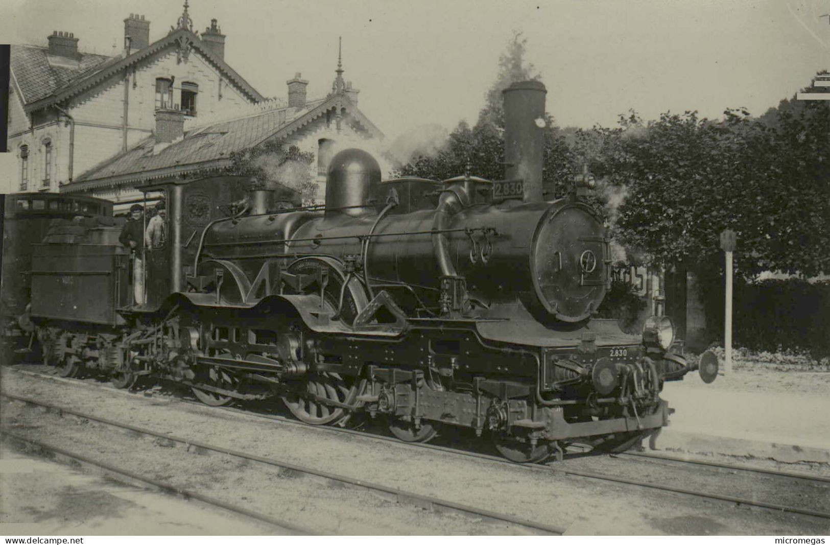 Reproduction - Locomotive 2.830 à Pierrefonds - Ternes