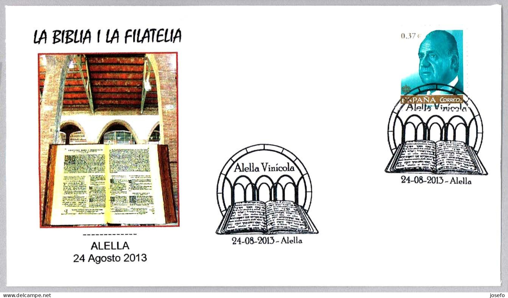 LA BIBLIA Y LA FILATELIA  - BIBLE AND PHILATELY. Alella, Barcelona, 2013 - Christianity