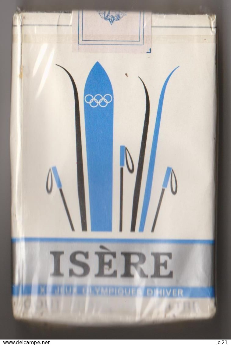 Paquet De Cigarettes "ISERE" (JO Grenoble 1968) De Collection Sous Emballage D'origine Année 1968 SEITA_D287 - Other & Unclassified