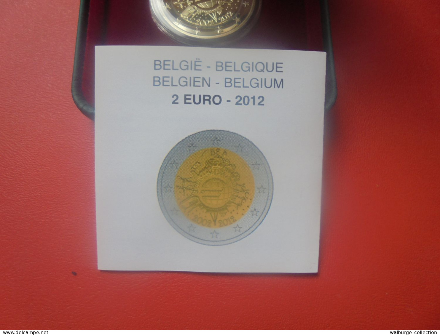 +++PRIX CADEAU+++BELGIQUE 2 EURO 2012 En COFFRET "Belle Epreuve" ( PRESENTATION UNIQUE D'UNE SEULE SEMAINE !) - Belgium