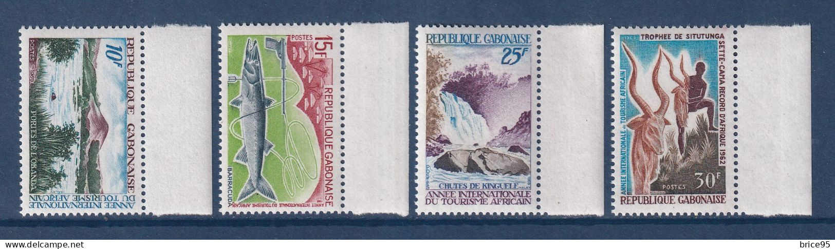 Gabon - YT N° 235 à 238 ** - Neuf Sans Charnière - 1969 - Gabon (1960-...)