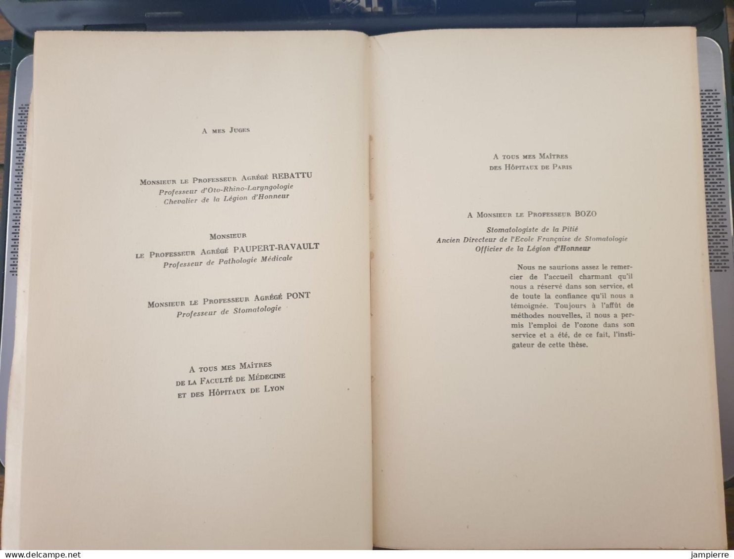 L'Ozonothérapie En Stomatologie - Docteur Charles Beaufils, Lyon, 1938 - Gezondheid