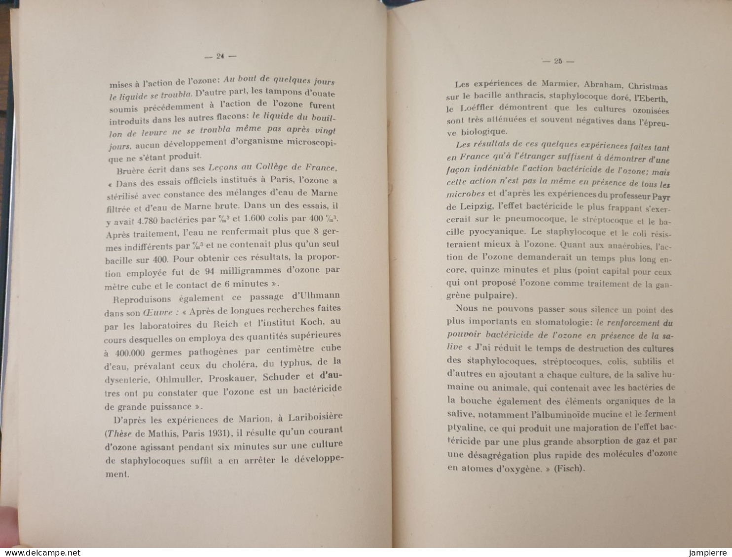 L'Ozonothérapie En Stomatologie - Docteur Charles Beaufils, Lyon, 1938 - Gezondheid