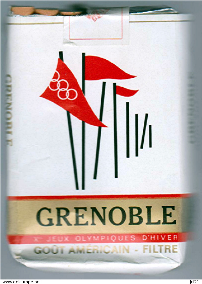 Paquet De Cigarettes "GRENOBLE" De Collection (manque 1 à 2 éléments) Année 1968 SEITA_D286 - Altri & Non Classificati